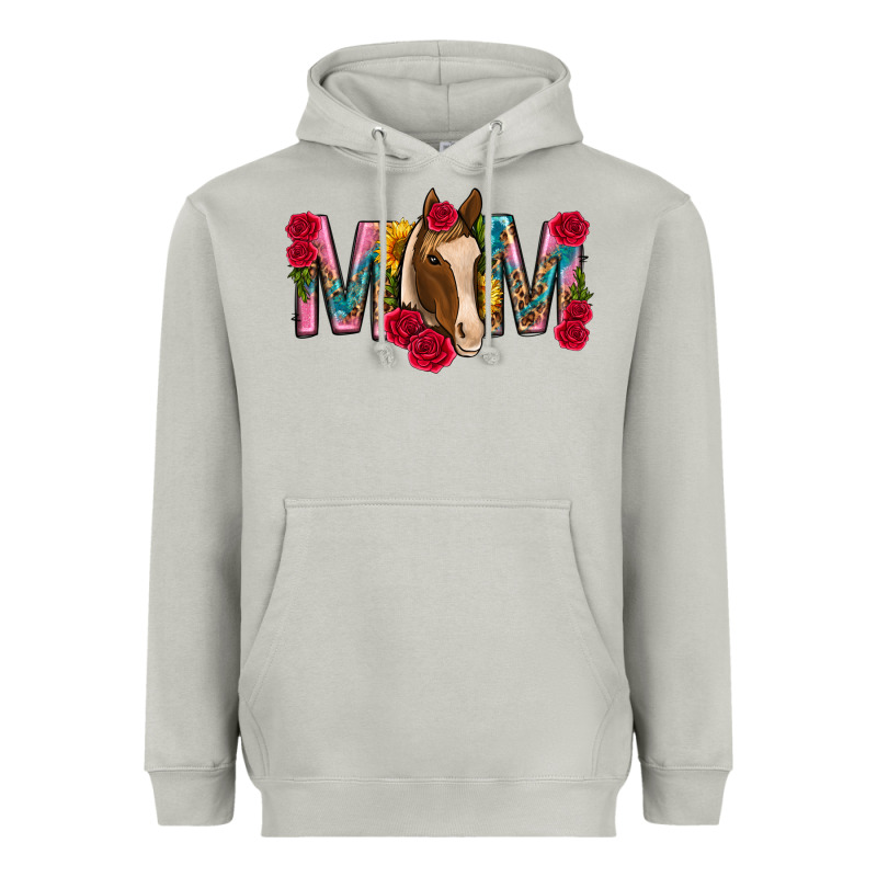 Mom With Horse Mothers Day Heavyweight Hoodie by texasbilliewilder | Teevron