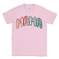 Bubblegum Pink mama christmas plaid Classic Tee - MaliasSmallBusiness