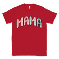 Red mama christmas plaid Classic Tee - MaliasSmallBusiness
