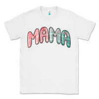 White mama christmas plaid Classic Tee - MaliasSmallBusiness