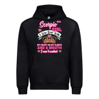 Black as a scorpio girl zodiac girls Urban Hoodie - Jasminsmagicworld