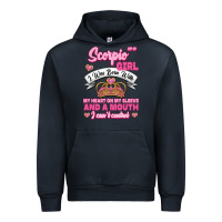 Navy as a scorpio girl zodiac girls Urban Hoodie - Jasminsmagicworld