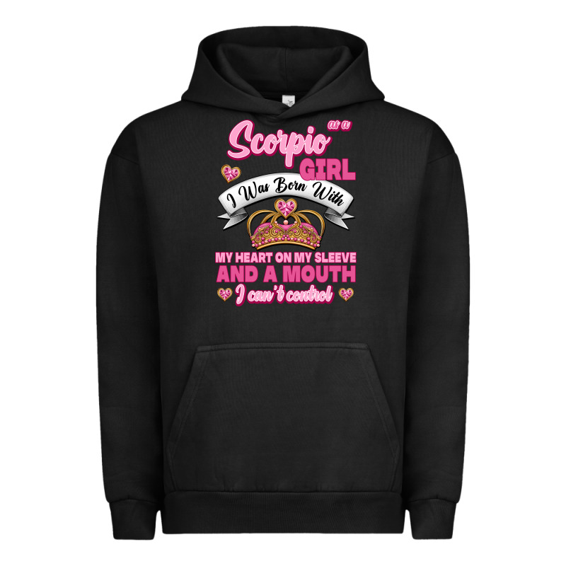 As A Scorpio Girl Zodiac Girls Urban Hoodie by Jasminsmagicworld | Teevron