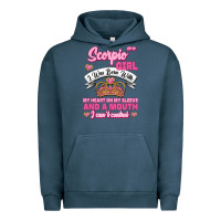 Pigment Midnight Navy as a scorpio girl zodiac girls Urban Hoodie - Jasminsmagicworld