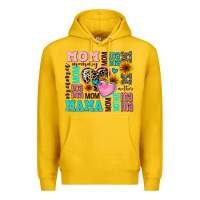 Lemon mom mama mommy with hearts Premium Hoodie - AdoDesignShop