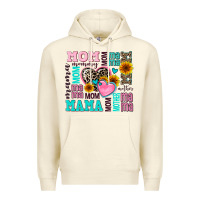 Sandshell mom mama mommy with hearts Premium Hoodie - AdoDesignShop