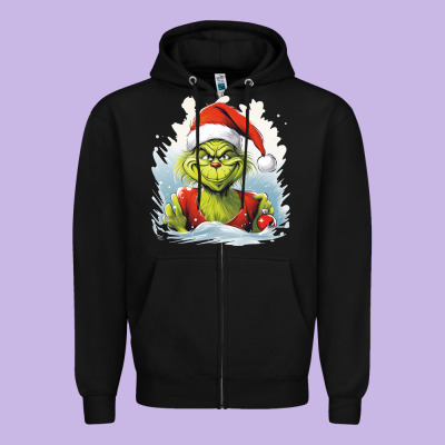Zipper Hoodie Grinch