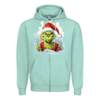 Seafoam Grinch Zipper Hoodie - Unal Design