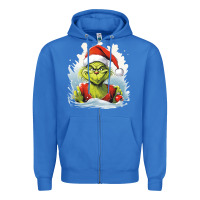 True Royal Grinch Zipper Hoodie - Unal Design