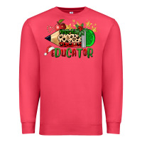 Cardinal christmas educator pencil Premium Sweatshirt - FaDigitalArtStudio