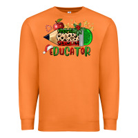 Carrot christmas educator pencil Premium Sweatshirt - FaDigitalArtStudio