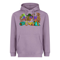 Lavender camping crew Heavyweight Hoodie - Zillion Design Studio