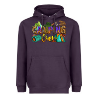 Plum camping crew Heavyweight Hoodie - Zillion Design Studio