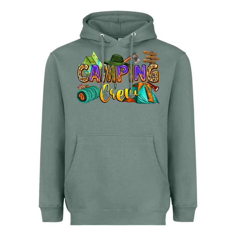 Camping Crew Heavyweight Hoodie by Zillion Design Studio | Teevron