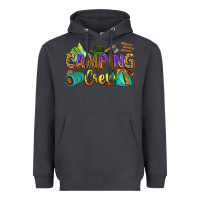 Smoke camping crew Heavyweight Hoodie - Zillion Design Studio