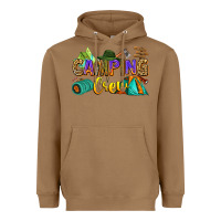 Toasted Coconut camping crew Heavyweight Hoodie - Zillion Design Studio