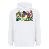 White camping crew Heavyweight Hoodie - Zillion Design Studio
