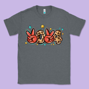 2024 Stars And Leopard Classic Tee Designed By Maliassmallbusiness