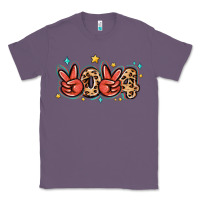 Lavender 2024 stars and leopard Classic Tee - MaliasSmallBusiness