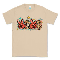Mushroom 2024 stars and leopard Classic Tee - MaliasSmallBusiness