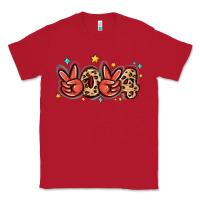 Red 2024 stars and leopard Classic Tee - MaliasSmallBusiness