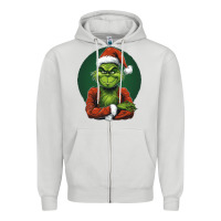 Grinch Zipper Hoodie | Teevron