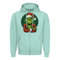 Seafoam Grinch Zipper Hoodie - Unal Design