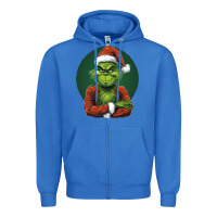 True Royal Grinch Zipper Hoodie - Unal Design