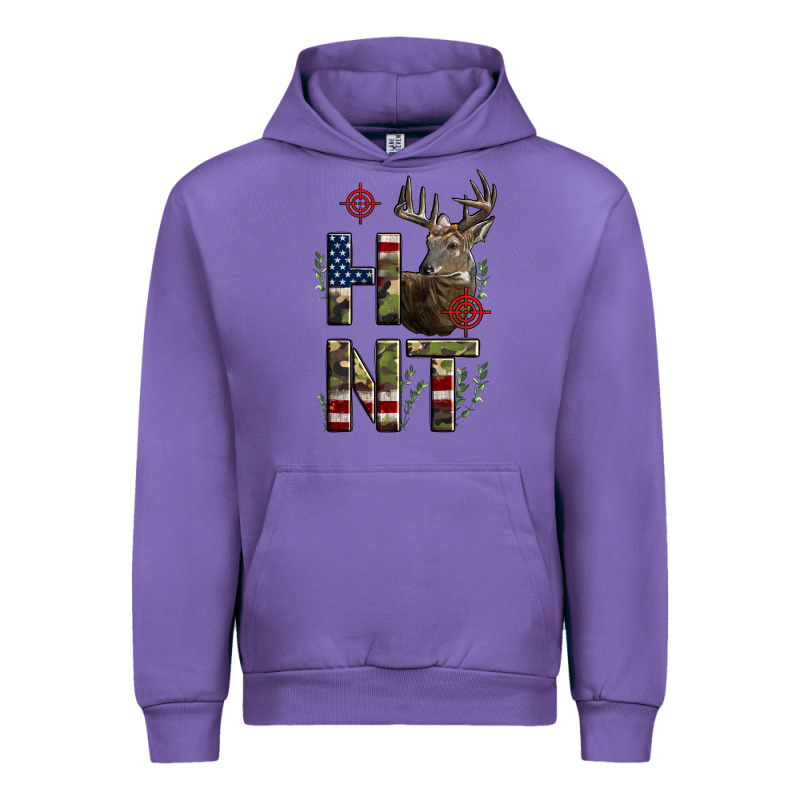 Deer Hunting Usa Flag Urban Hoodie by LillyAllenDesigns | Teevron