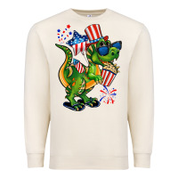 Sandshell 4th of July T-Rex Premium Sweatshirt - CowGirlArtShop