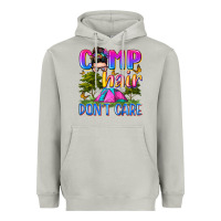 Moon Dust camp hair don't care Heavyweight Hoodie - Zillion Design Studio