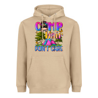 Mushroom camp hair don't care Heavyweight Hoodie - Zillion Design Studio