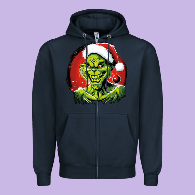 Zipper Hoodie Grinch
