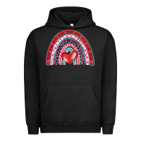 Pigment Black valentine's day rainbow Urban Hoodie - BarkalooDesign