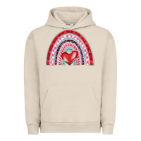 Pigment French Oak valentine's day rainbow Urban Hoodie - BarkalooDesign