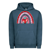 Pigment Midnight Navy valentine's day rainbow Urban Hoodie - BarkalooDesign
