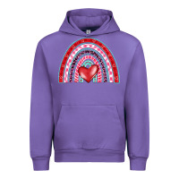 Tulip valentine's day rainbow Urban Hoodie - BarkalooDesign