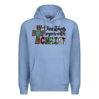 Colony Blue christmas begins with christ Premium Hoodie - AdoDesignShop
