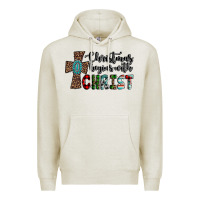 Oatmeal Heather christmas begins with christ Premium Hoodie - AdoDesignShop