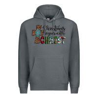 Rock christmas begins with christ Premium Hoodie - AdoDesignShop