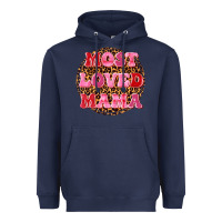 Navy most loved mama Heavyweight Hoodie - texasbilliewilder