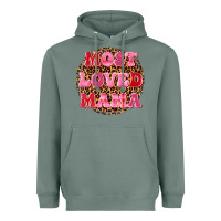 Sage most loved mama Heavyweight Hoodie - texasbilliewilder