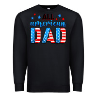 Black All American dad Premium Sweatshirt - Neo Western