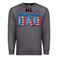 Charcoal Heather All American dad Premium Sweatshirt - Neo Western