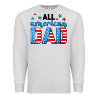 Dove Grey All American dad Premium Sweatshirt - Neo Western