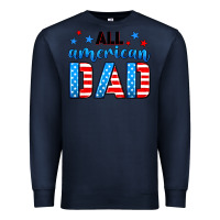 Navy All American dad Premium Sweatshirt - Neo Western