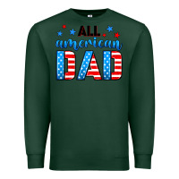 Sports Green All American dad Premium Sweatshirt - Neo Western
