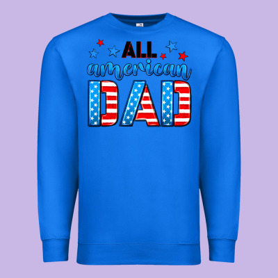 All American Dad Premium Sweatshirt Designed By Neo Western
