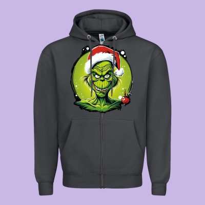 Zipper Hoodie Grinch