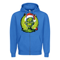 True Royal Grinch Zipper Hoodie - Unal Design